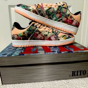 Kito Wears Shoes "Root Of All Evil" NIB Size 10 Low Dunk